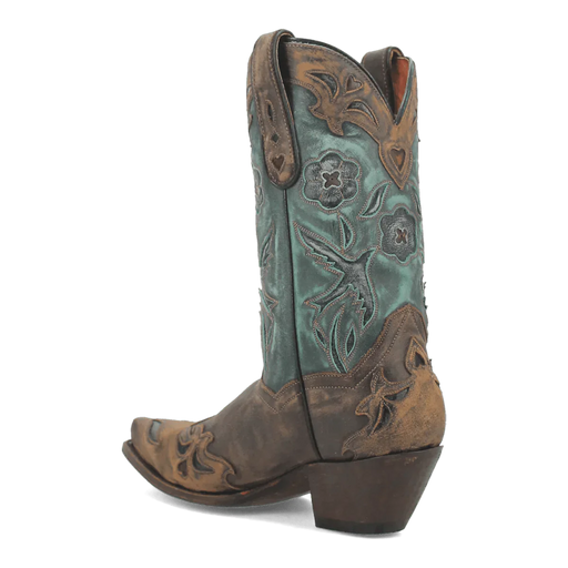 Dan Post Women's Vintage Bluebird Snip Toe Leather Boots - Chocolate