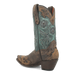 Dan Post Women's Vintage Bluebird Snip Toe Leather Boots - Chocolate