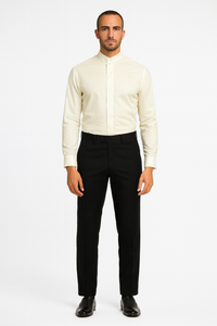 Daniel Ellissa Men's French Cuff Shirt Creme