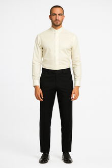 Daniel Ellissa Men's French Cuff Shirt Creme