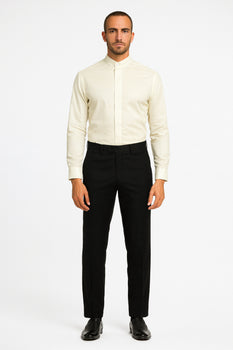 Daniel Ellissa Men's French Cuff Shirt Creme - Image 2