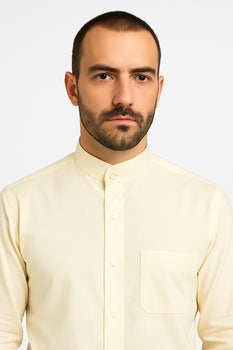 Daniel Ellissa Men's French Cuff Shirt Creme - Image 6