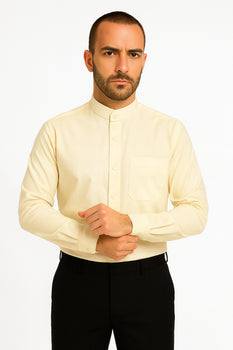 Daniel Ellissa Men's French Cuff Shirt Creme - Image 9