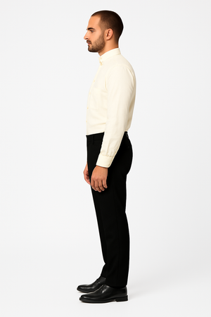 Daniel Ellissa Men's French Cuff Shirt Creme - Image 3