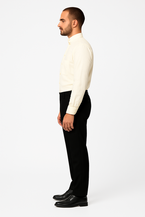Daniel Ellissa Men's French Cuff Shirt Creme