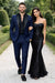 Dark Blue Prom Tuxedo - Wedding Suit - Groom Tuxedo Suit