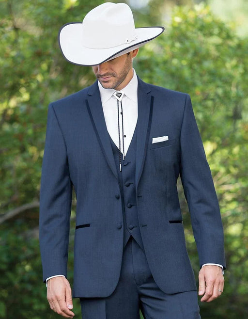 Dark Blue Prom Suit - Navy Blue Prom Two Button Suit