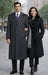 Darkest Charcoal Gray Men'S Dress Coat Long Men'S Dress Topcoat - Winter Coat ~ Men'S Overcoat Long 46 Inches In Length