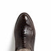 Marco Di Milano Denver Brown Ostrich Leg Round Toe Cowboy Boots
