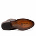 Marco Di Milano Denver Brown Ostrich Leg Round Toe Cowboy Boots