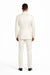 Designer Brand Men'S Shiny Off-White Two-Button Two-Piece Slim Fit Suit