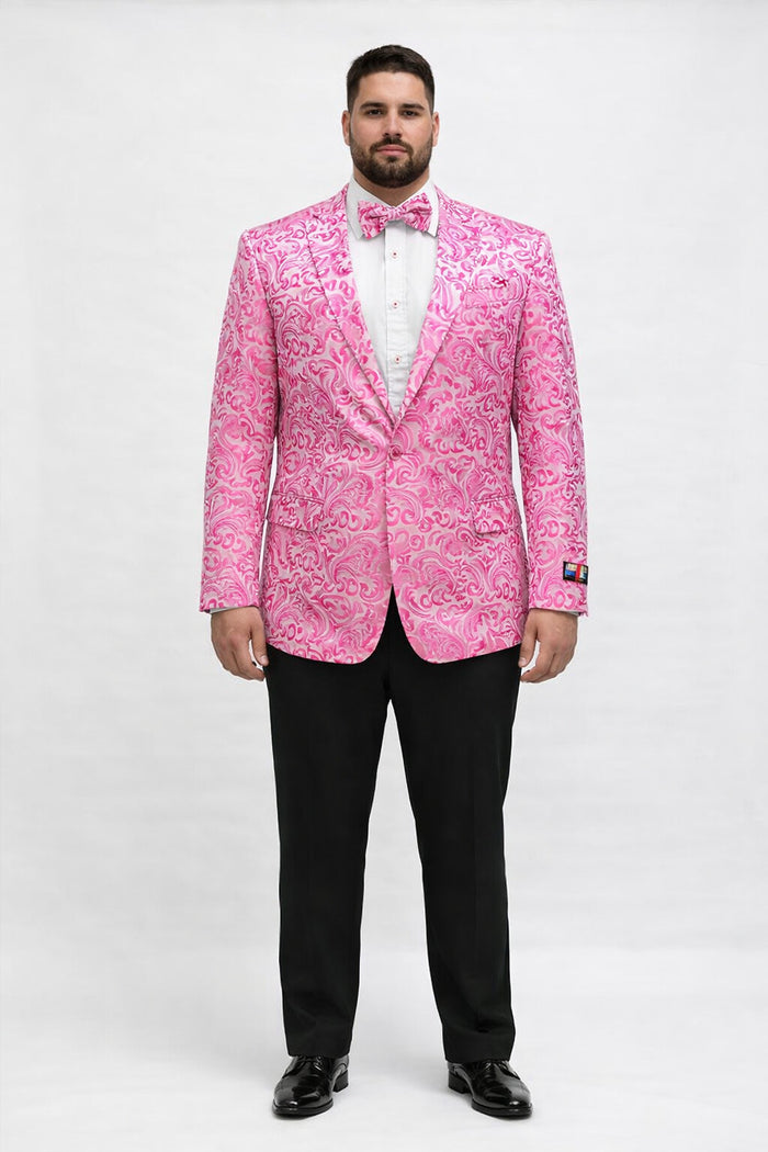 Fuchsia Unique Men's Floral  Fancy - Image 6