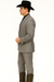 Designer Men's 2 buttons fully lined slim fit Gray suit