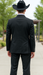 Designer Men's 2 buttons fully lined slim fit Black suits