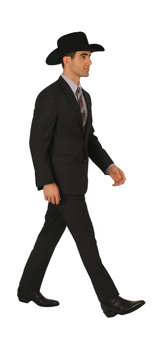 Designer Men's 2 buttons fully lined slim fit Black suits