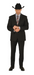 Designer Men's 2 buttons fully lined slim fit Black suits