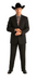 Designer Men's 2 buttons fully lined slim fit charcoal suit