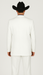 Designer Suit - Mens Suit Modern Fit 2 Buttons Notch Side Vented in White
