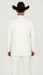 Designer Suit - Mens Suit Modern Fit 2 Buttons Notch Side Vented in White