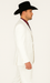 Designer Suit - Mens Suit Modern Fit 2 Buttons Notch Side Vented in White