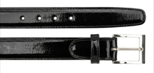 Belvedere Eel Belt - Black Genuine Eel Skin Leather Shoe