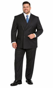 Double-Breast Suit, Black, Navy or Gray Colors by Giorgio Fiorelli - Image 7