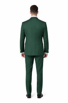 Double Breasted Slim Fit Suit 2 on 6 Modern Formal Ensemble ROSSI MAN Milano RM1190 - Image 2