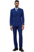 Men's Designer Stacy Adams Classic Double Breasted Suit in Blue