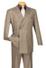 Vinci Men's 2-Piece Double Breasted Glen Plaid Suit