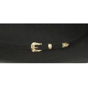 30x Larry Mahan Opulento Fur Felt Cowboy Hat Black