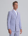 Men's Double Breasted Blue Pinstripe Seersucker Suit by Alberto Nardoni