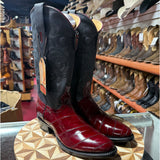 Eel Burgundy R-Toe Boots - Image 2