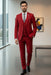Effetti Suit Designer - 2 button Notch Lapel slim fit EF2N+V-8129 RED