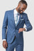EJ Samuel Sharkskin Modern Fit Suit – French Blue