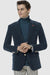 EJ Samuel Men's French Blue Velvet Modern-Fit Blazer