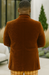 EJ Samuel | Modern Fit Velvet Blazer | Rust | 2-Button | Mens