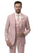 EJ Samuel Modern Fit™ Mauve Sharkskin Two-Button Suit