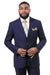 EJ Samuel Navy Slim Fit 2-Button Suit