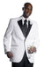 Quincy White 1-Button Notch Tuxedo by EJ Samuel – 2-Piece Set