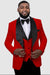 EJ Samuel Red Paisley Shawl Vested Tuxedo