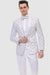 EJ Samuel White Sequined Swirl Tux Jacket