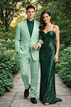 Men's green suit - Image 8