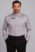 Mens Paisley Shirts - Club Fashion Dress Shirt Spread Collar in  Color Grey
