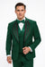 Hunter Green Italian Wool 3-Piece Modern Fit Tuxedo