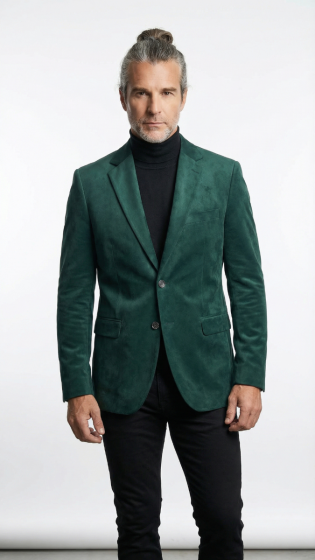 Men’s Camel Suede Cowboy Blazer – Camel Western Style Suede Sport Coat for Casual