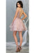 Quince Dama Dresses - Short Quinceanera Dresses in Color Mauve