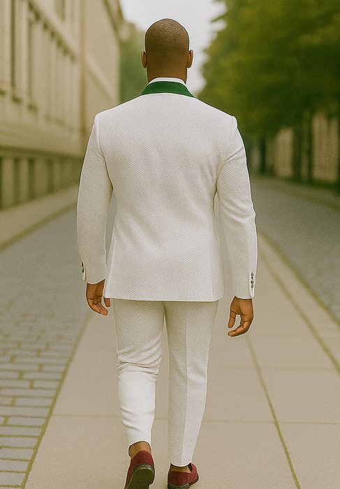 Emerald Green Tuxedo - Hunter Green Tuxedo + Vested Suit