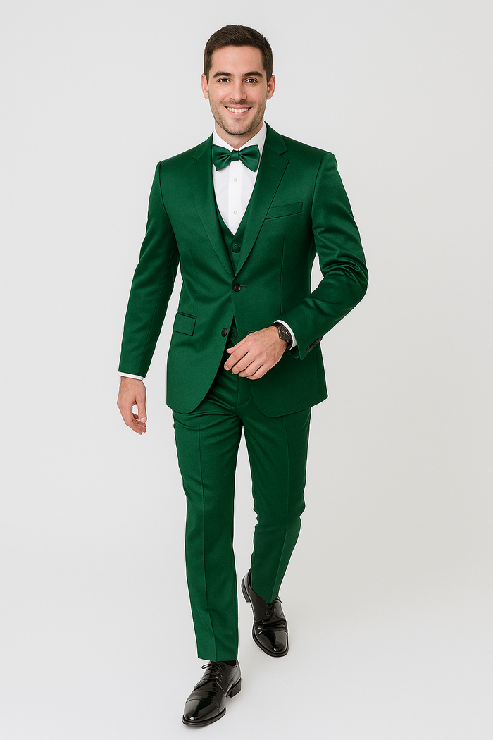 Mens Shiny Sharkskin Suit  Modern Fit