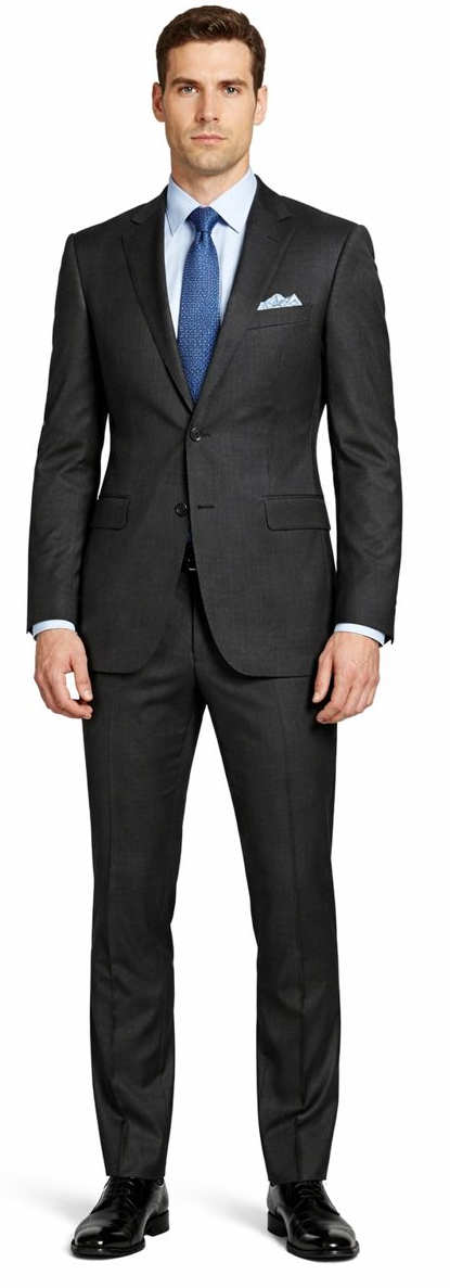 ENZO 150’s Super Wool 2-Button Suits in 6 Solid Colors - Image 3