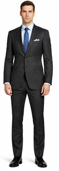 ENZO 150’s Super Wool 2-Button Suits in 6 Solid Colors - Image 3